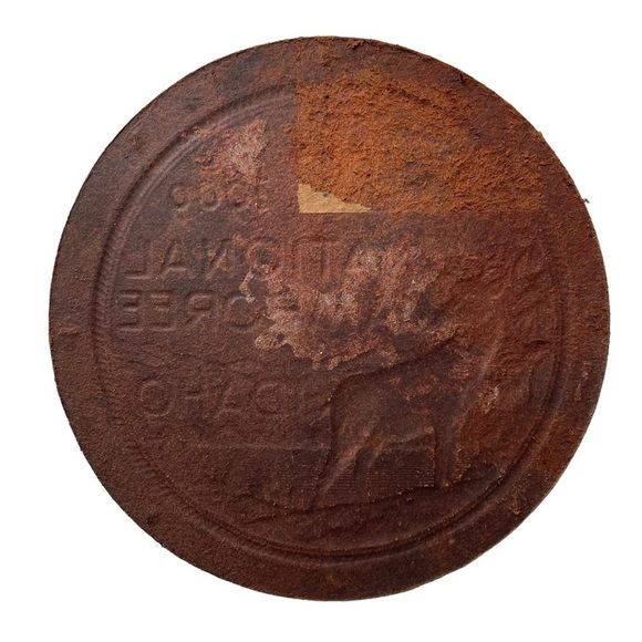 1969 Boy Scout National Jamboree Leather Backpatch Vintage Collectible - Picture 3 of 5